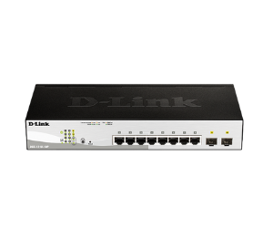 DLK-DGS-1210-10P D-Link 10 Port Gigabit PoE Switch w/ 8 PoE RJ45 & 2 SFP Ports
