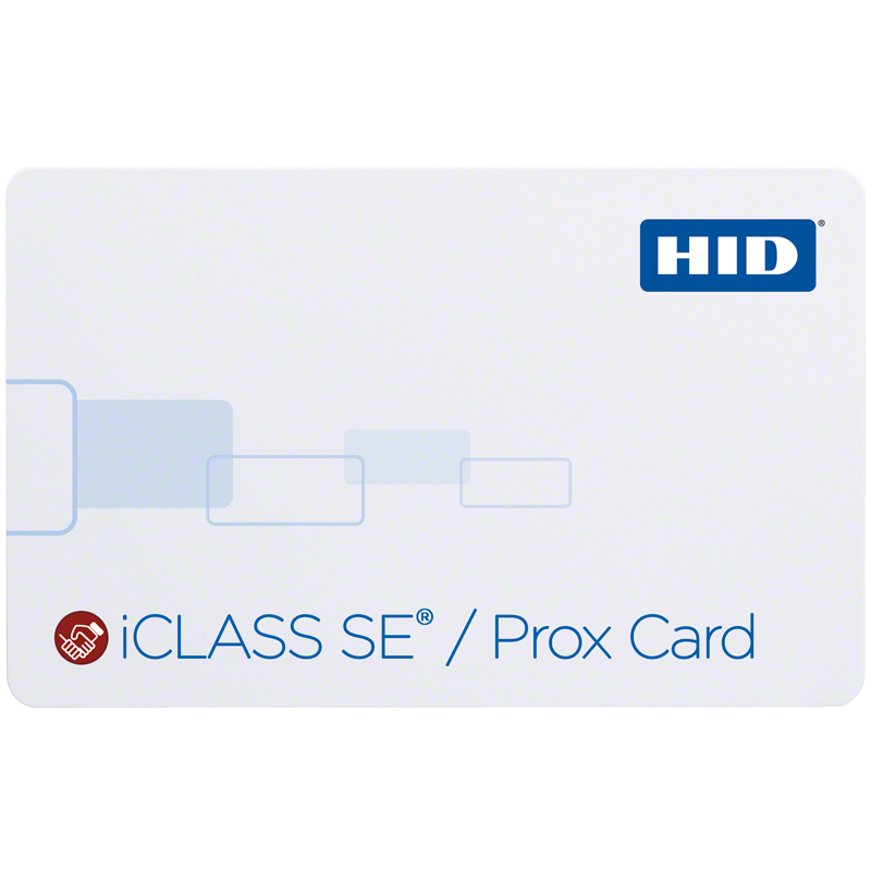 HID 3100 Combo Card - iCLASS SE (13.56MHz) 2k and Prox (125kHz) - ISO (PVC)