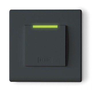 HID iCLASS SE (13.56MHz) Decor Reader - Black (Wiegand)