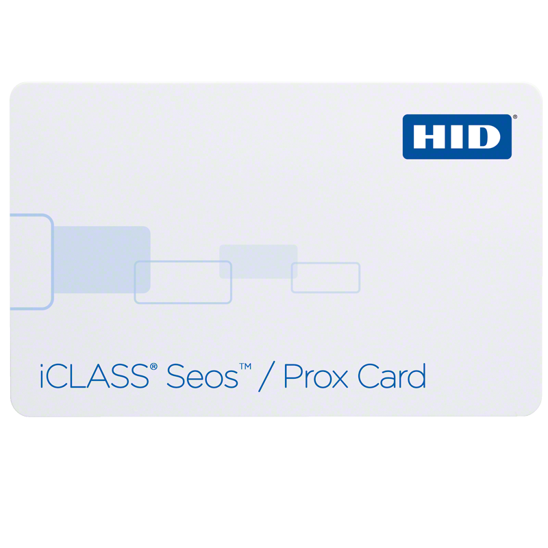HID 5106 Combo Card - iCLASS Seos (13.56MHz) 8k and Prox (125kHz) - ISO (Composite)