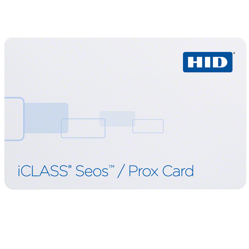 HID 5106 Combo Card - iCLASS Seos (13.56MHz) 8k and Prox (125kHz) - ISO (Composite)