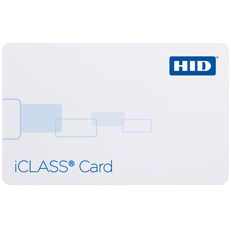 HID 2000 iCLASS (13.56MHz) 2k Card - ISO (PVC)