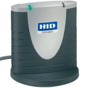HID OMNIKEY 5127CK contactless reader with CCID and keyboard wedge interface.