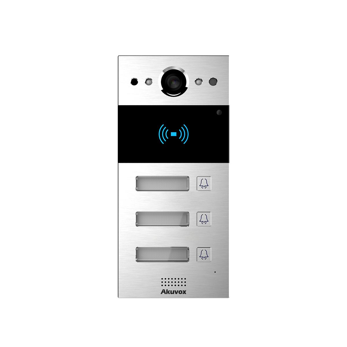 AKUVOX - SIP Intercom with Three (3) Buttons (Video & Card reader ...