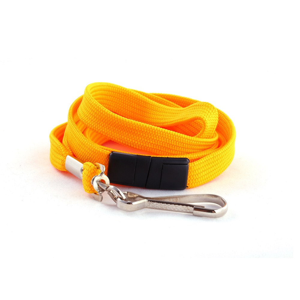 yellow lanyard