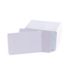 HID Ultra White Adhesive Paper Backed 10 Mil PVC Cards CR79