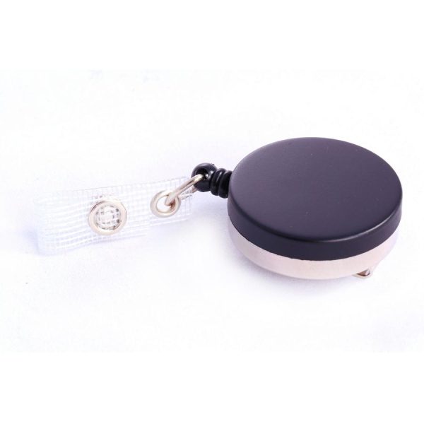 Heavy Duty Metal Retractable Reel with Belt Clip & Strap Clip