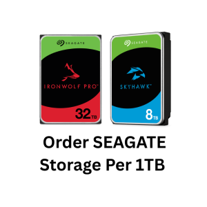 Seagate Hard Disk Drives- Order Per 1TB of Storage.